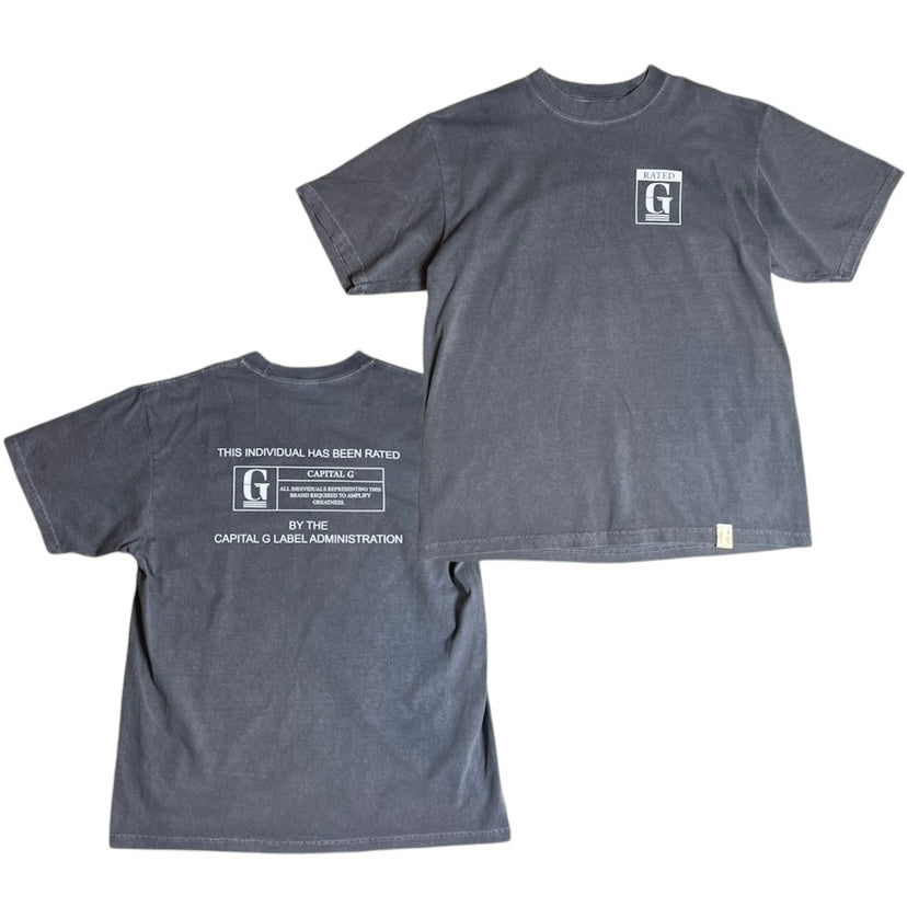 Rated Capital G Heavyweight T Shirt