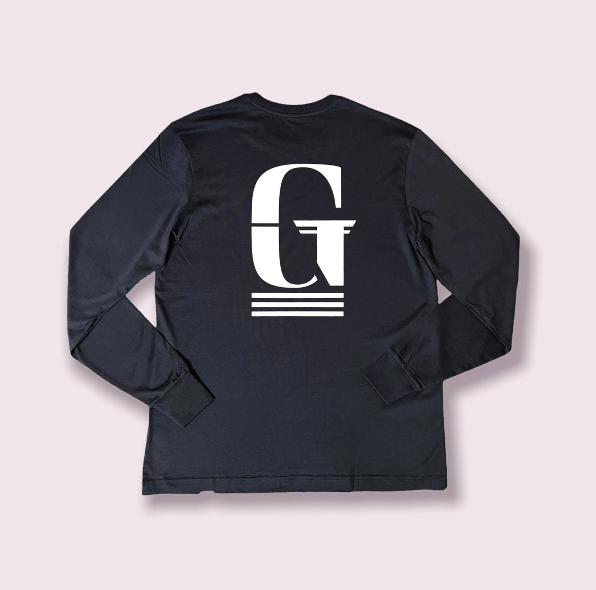 Capitalize My G tee v1 (Black/White long sleeved)