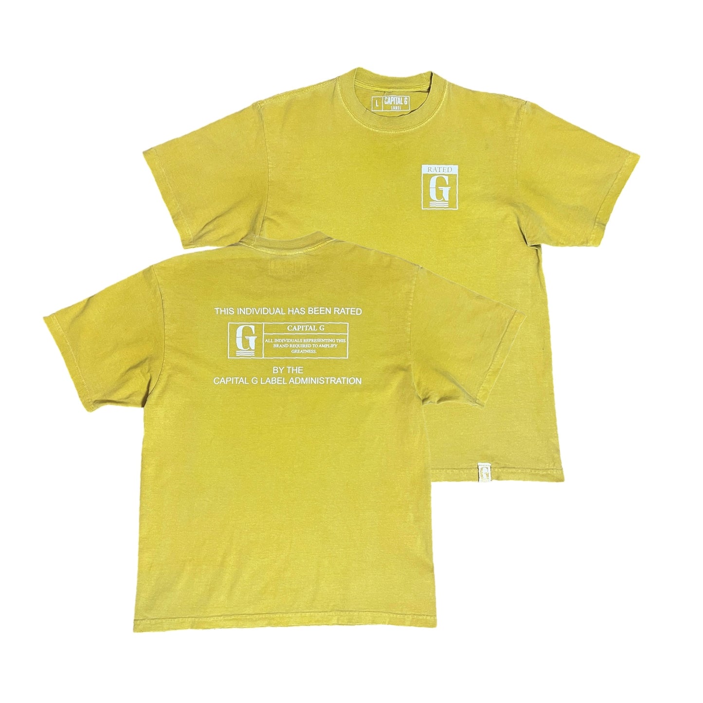 Rated Capital G Heavyweight T Shirt