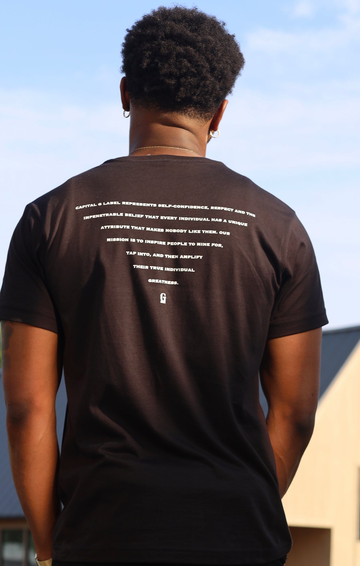 The Mission Tee (Black/White)