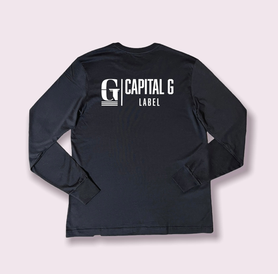 Capital G Label Tee (Black/White long sleeved)