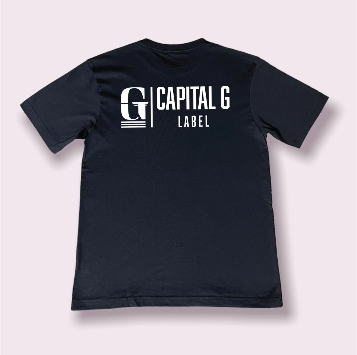 Capital G Label Tee (Black/White)