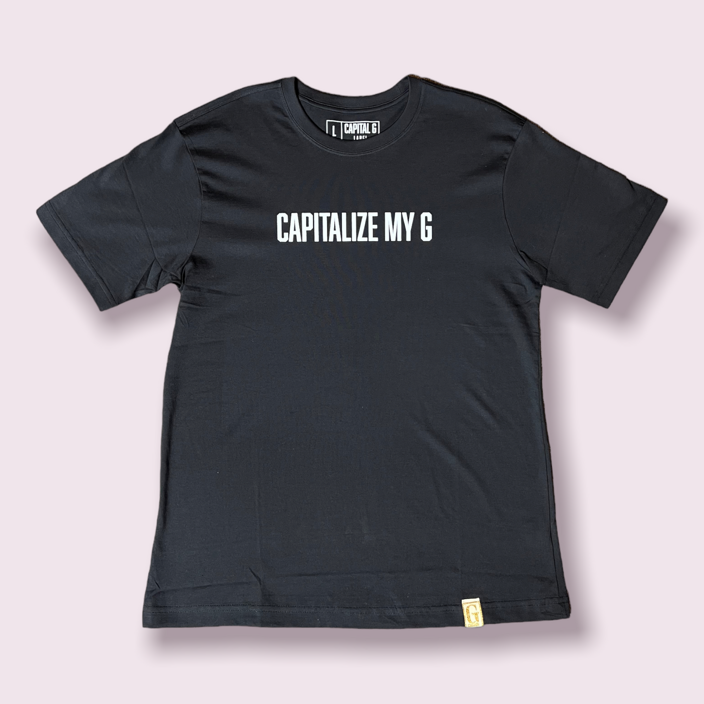 Capitalize My G Tee v1 (Black/White)