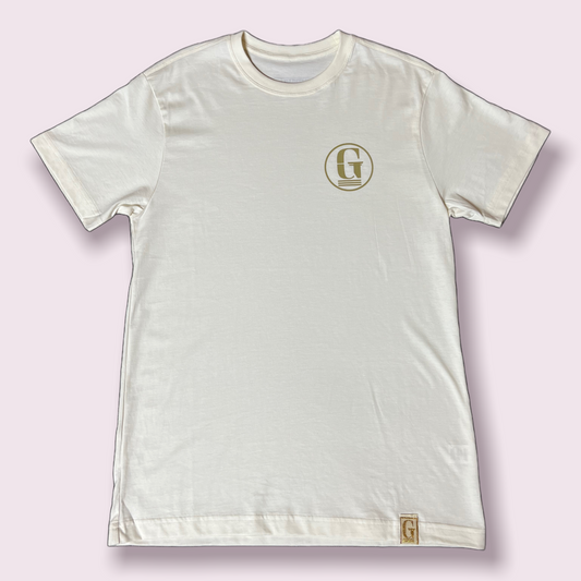 The Mission Tee (Cream/Gold)