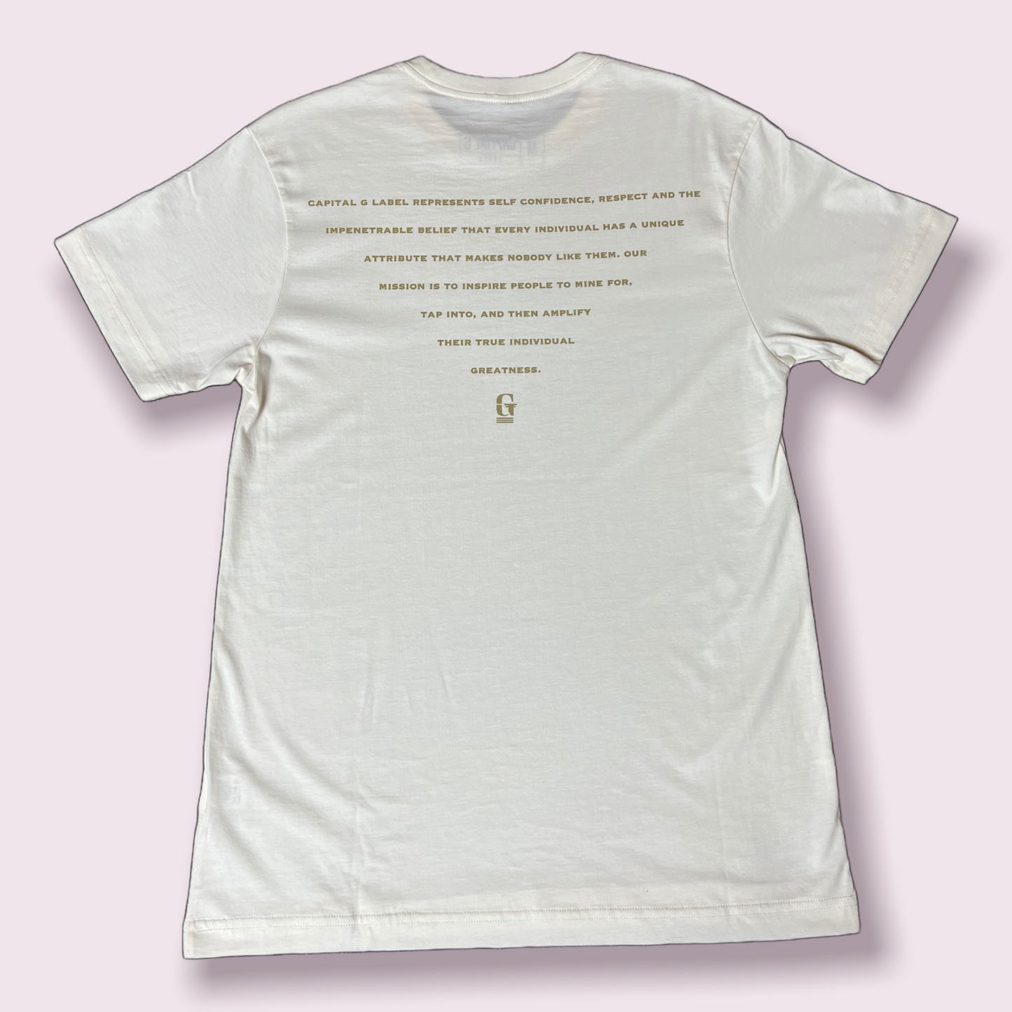 The Mission Tee (Cream/Gold)